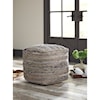 Signature Design by Ashley Poufs Absalom - Natural Pouf