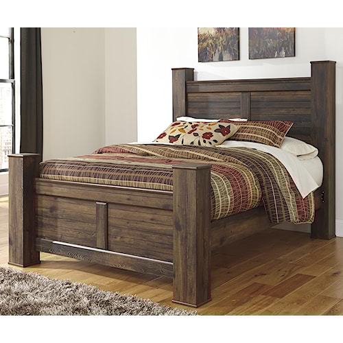Signature Design by Ashley Quinden Queen Poster Bed