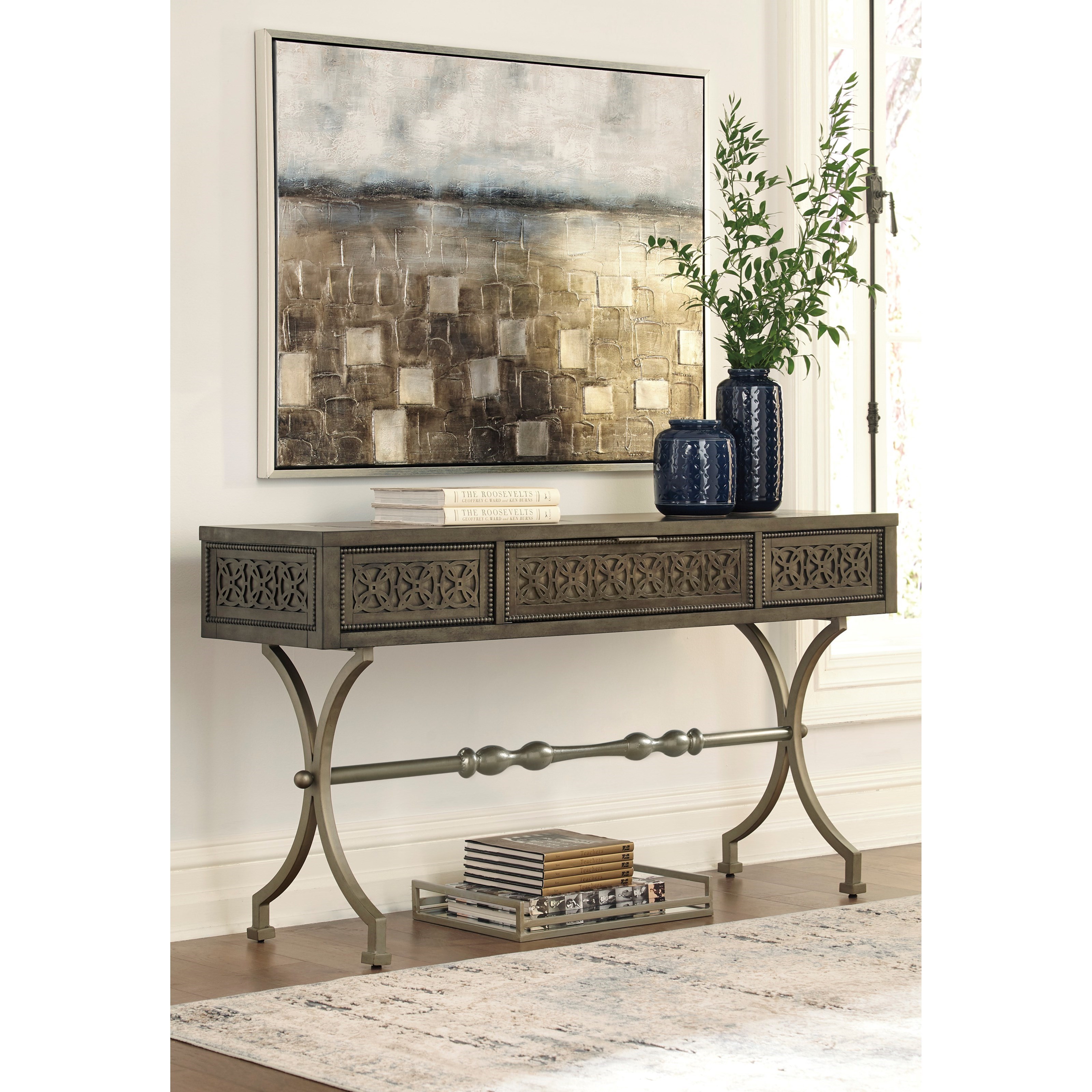 Signature Design by Ashley Quinnland A4000077 Transitional Console