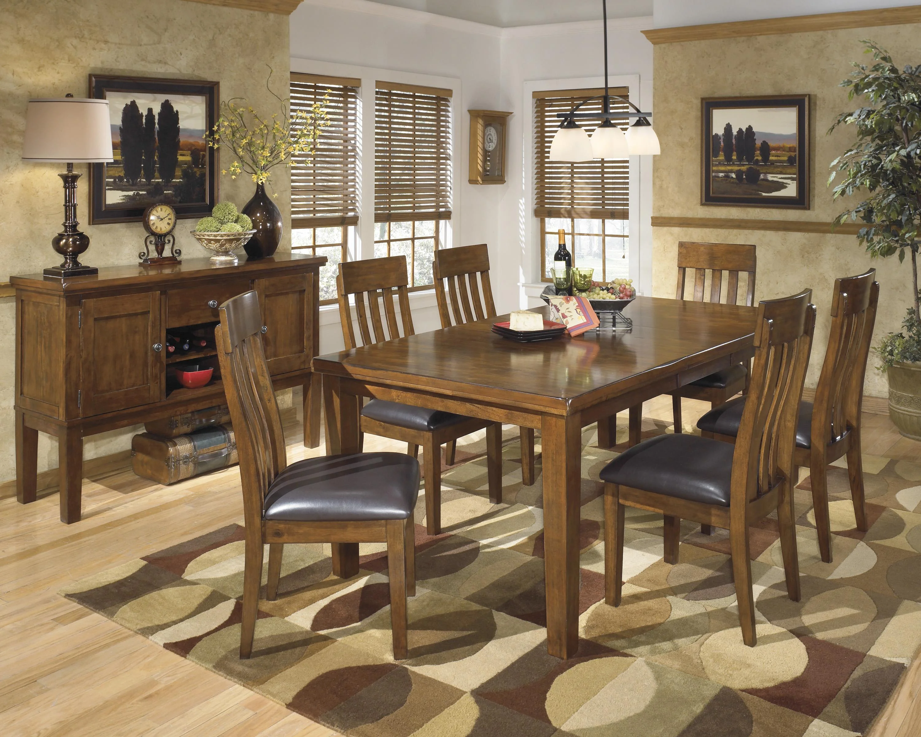 Signature Design by Ashley Ralene D594-35+6x01 7-Piece Dining Set ...