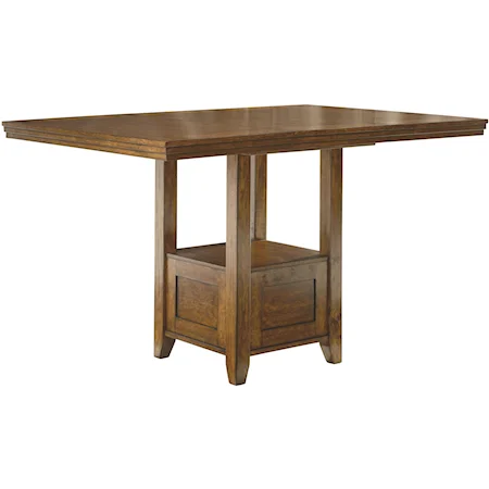 Rectangular Dining Room Counter EXT Table