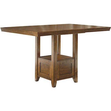 Rectangular Dining Room Counter EXT Table