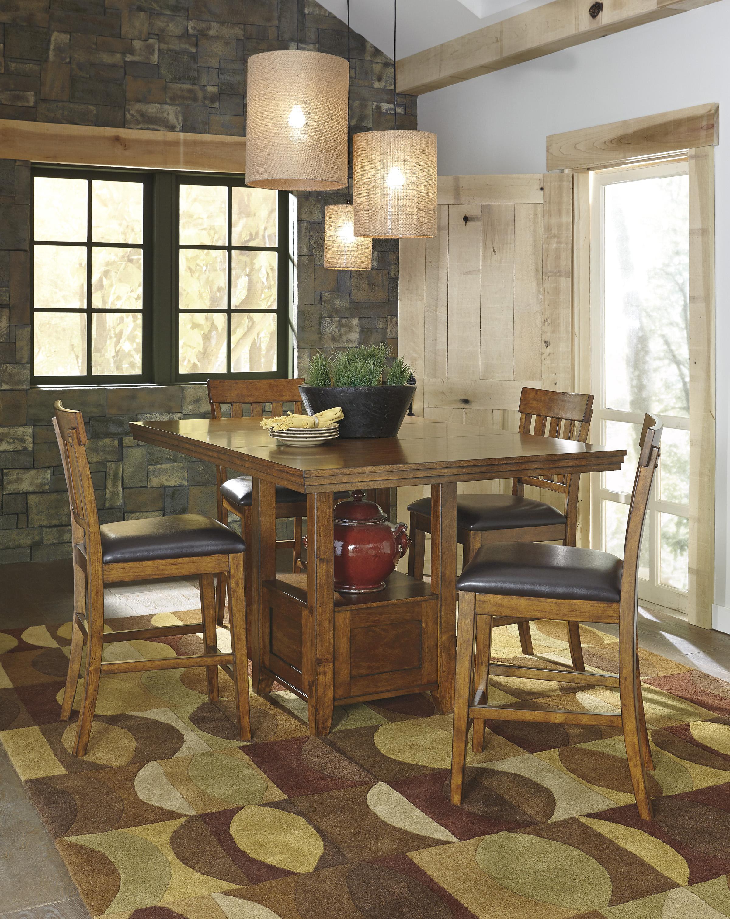 Rectangular Dining Room Counter EXT Table