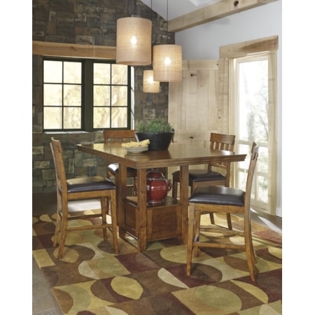 Rectangular Dining Room Counter EXT Table