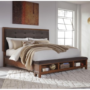 upholstered footboard bench