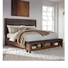 Signature Design by Ashley Ralene Queen Upholstered Bed with Storage Footboard