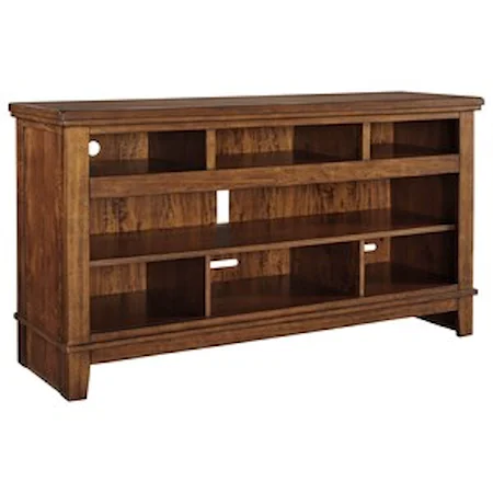 Contemporary Extra Large TV Stand with Acacia Veneer