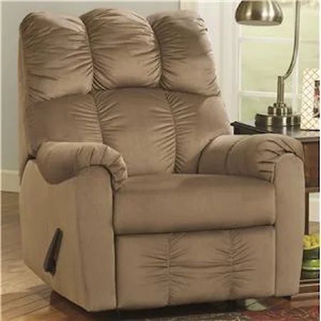 Rocker Recliner w/ Padded Arms