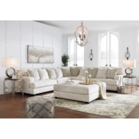 3pc Sectional and ottoman