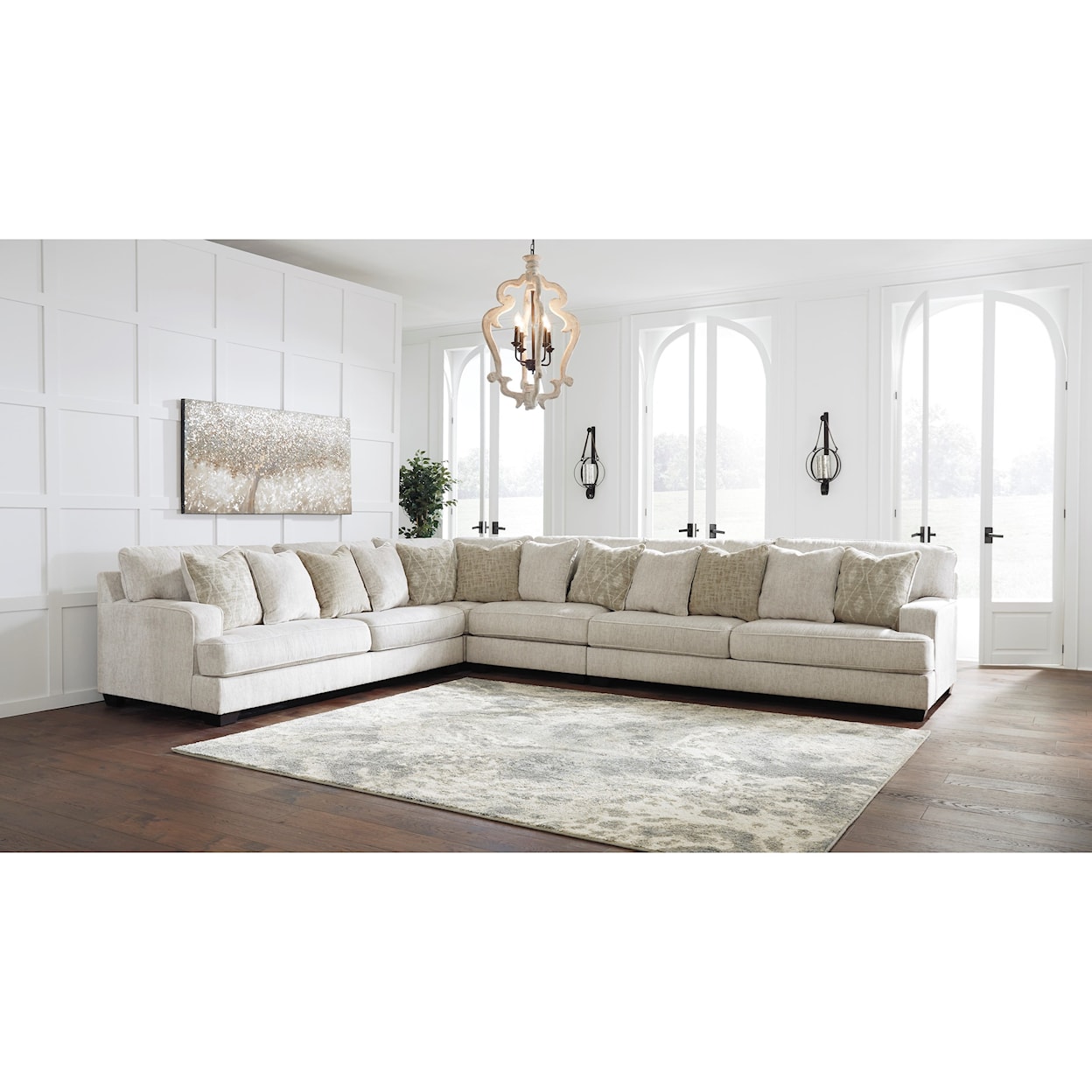 Signature Design by Ashley Furniture Rawcliffe 4-Piece Sectional