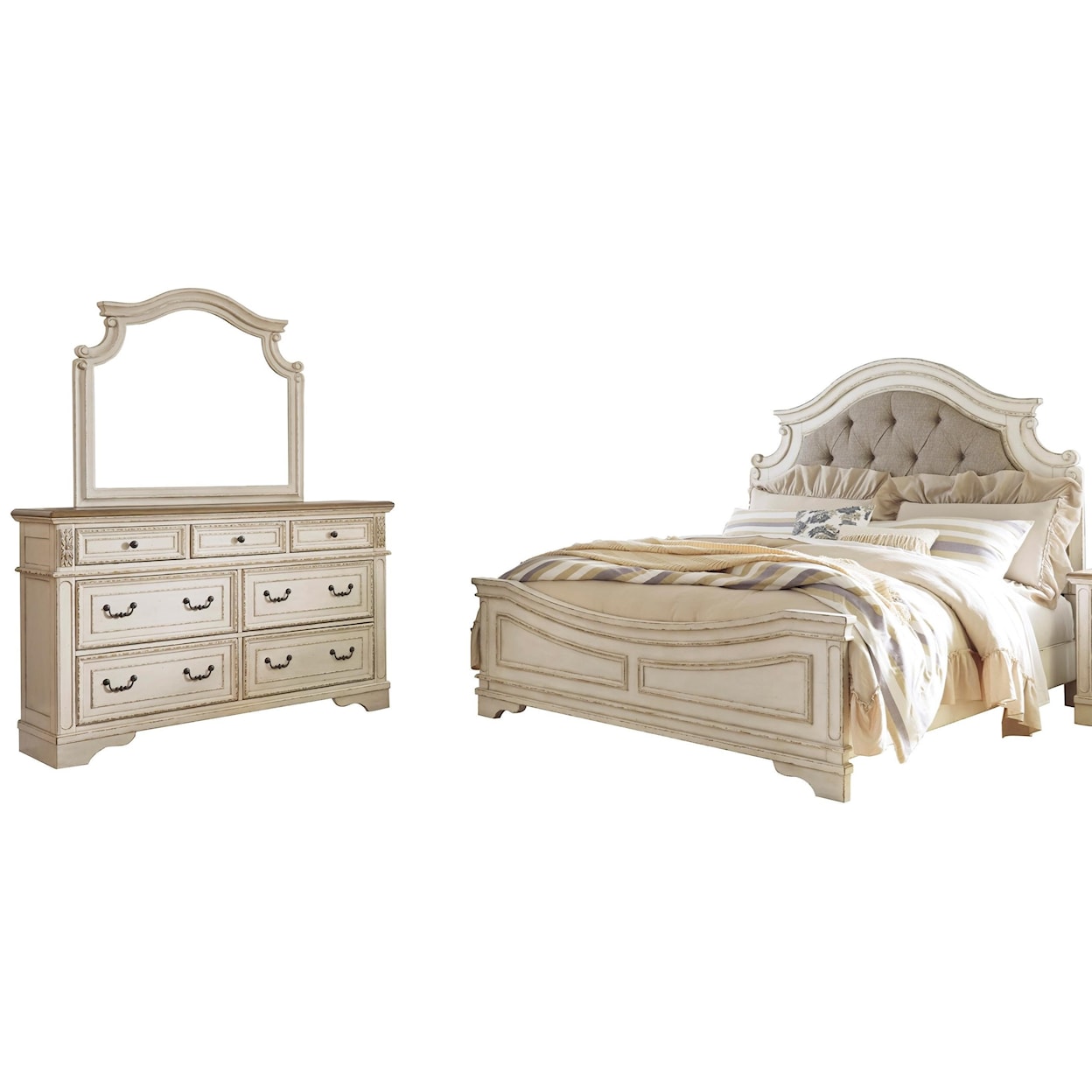 Ashley Furniture Signature Design Realyn Queen Bedroom Group