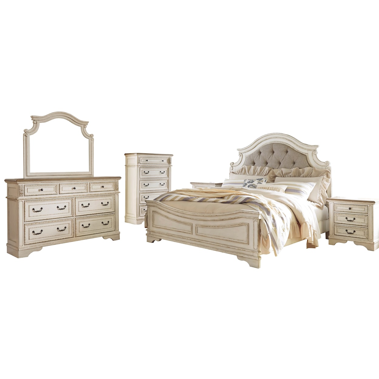 Signature Design by Ashley Realyn 7pc King Bedroom Group