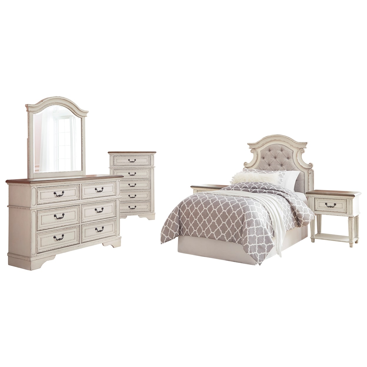 Ashley Signature Design Realyn Twin Bedroom Group