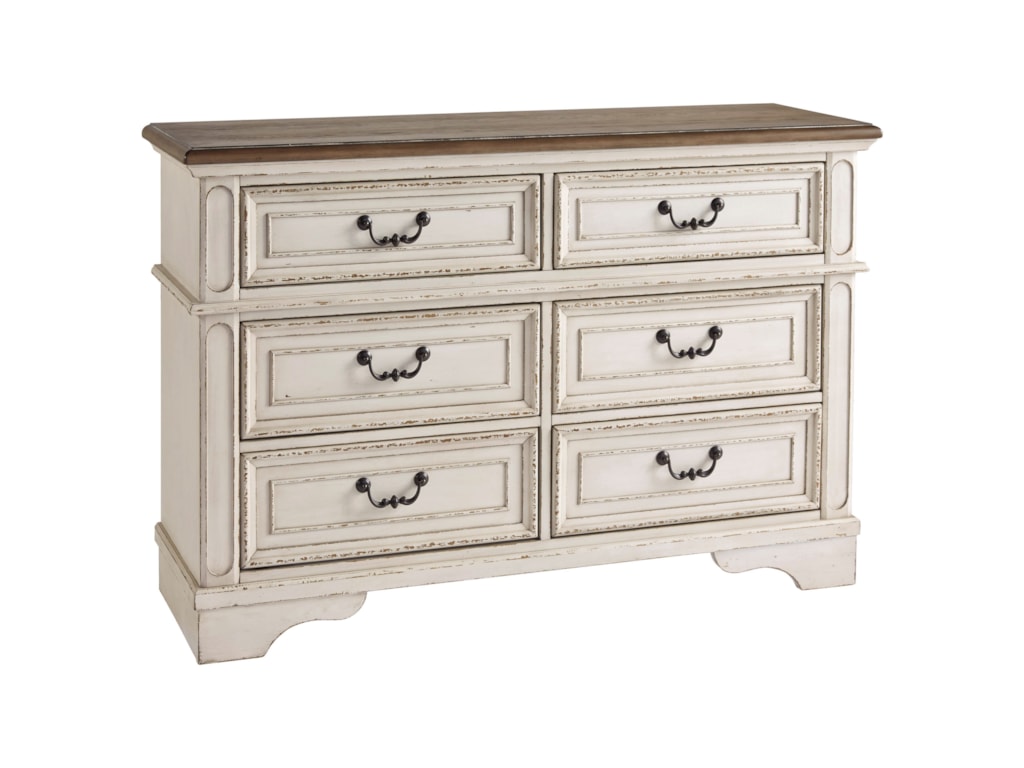 Signature Design by Ashley Realyn TwoTone 6Drawer Youth Dresser