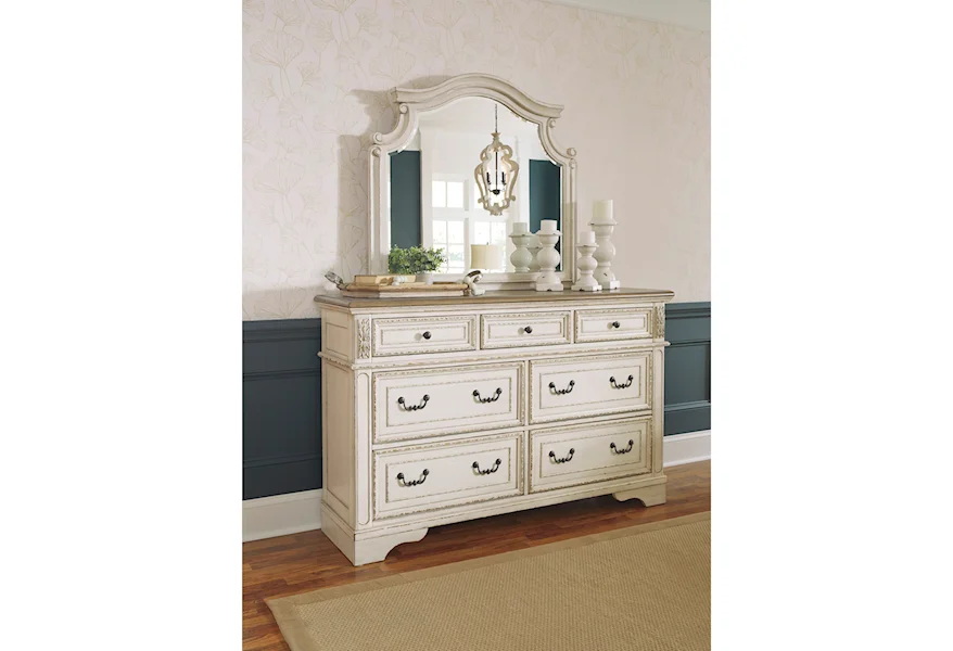 Realyn Dresser and Mirror Set by Signature Design by Ashley Furniture at Sam's Appliance & Furniture