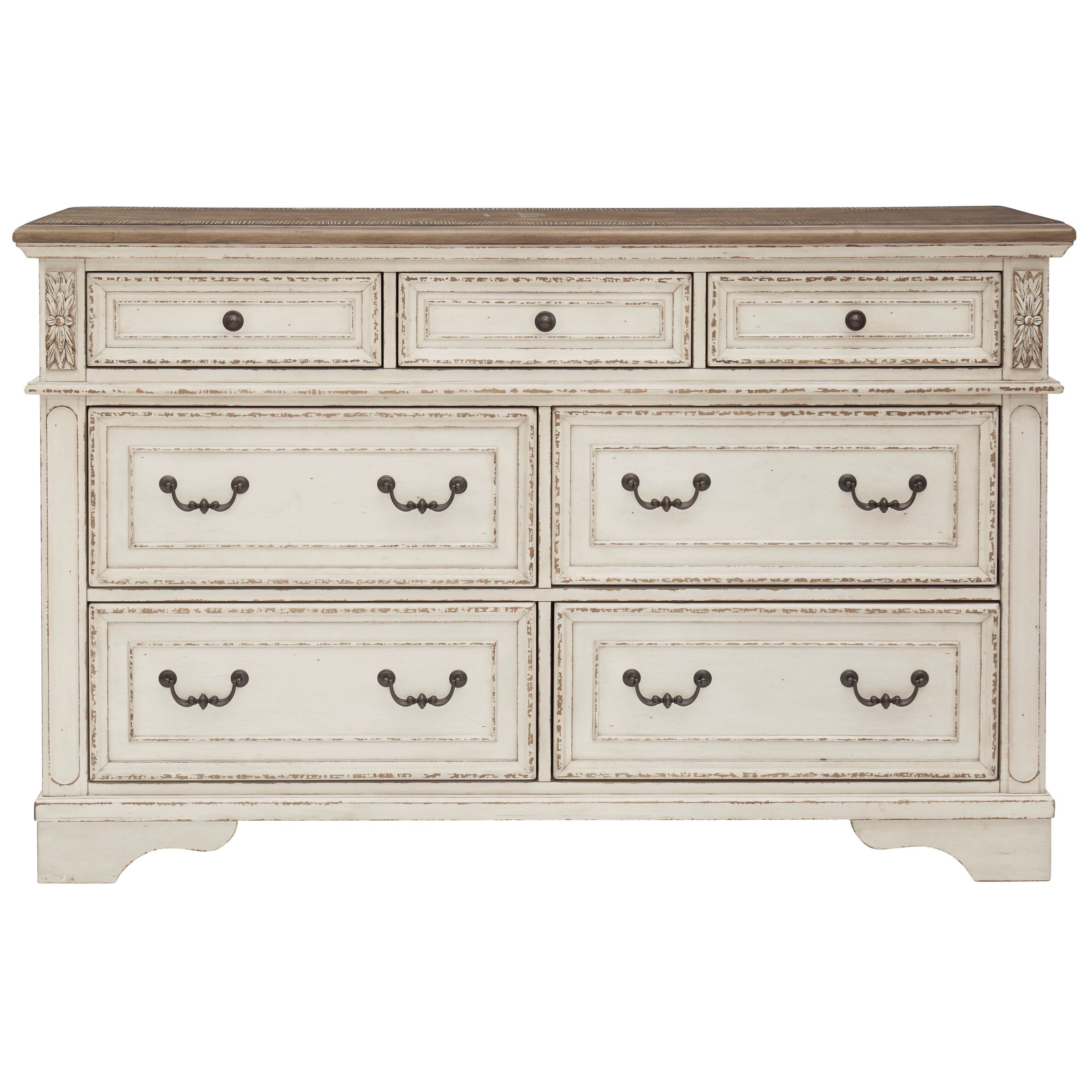 Signature Design by Ashley Realyn B743 31 Two Tone 7 Drawer