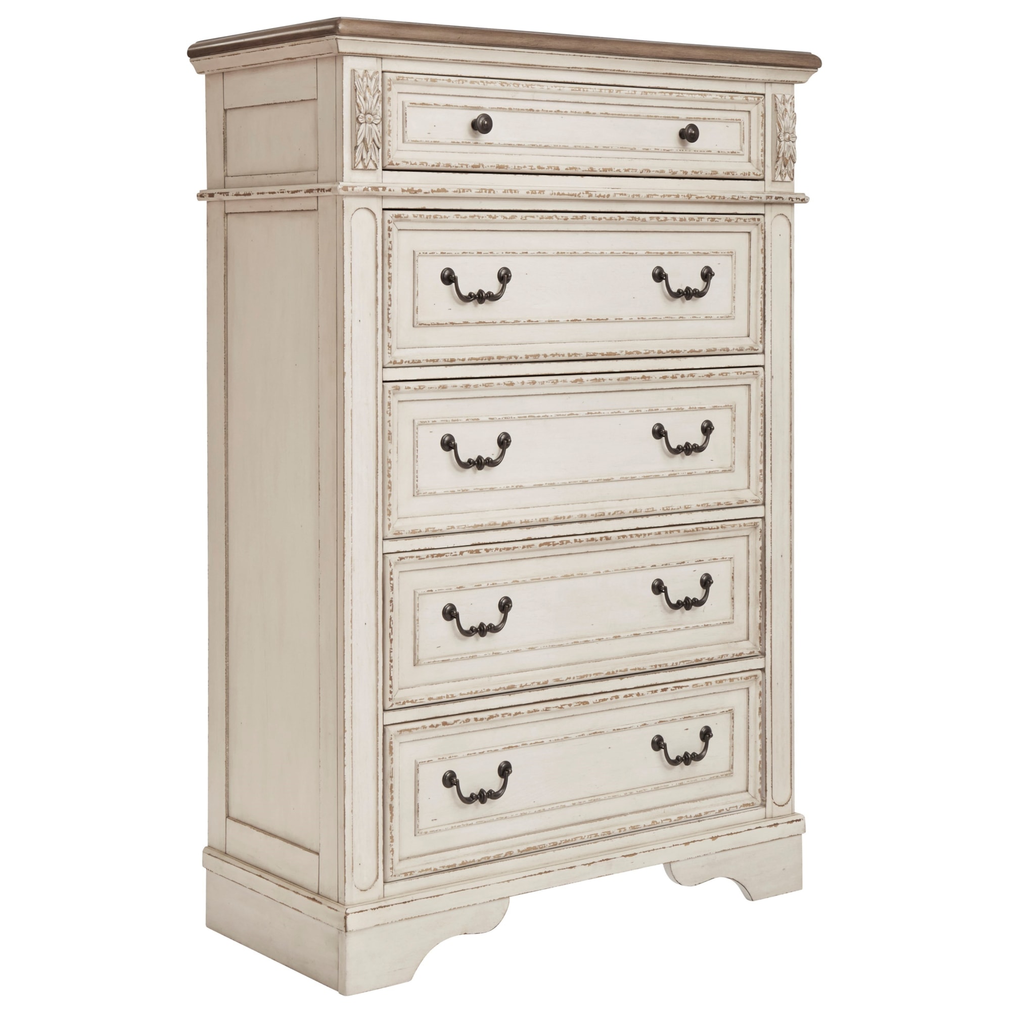 Signature Design by Ashley Realyn 14010500417900 TwoTone 5Drawer