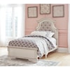 Signature Design by Ashley Furniture Realyn Twin Upholstered Panel Bed