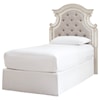 Ashley Signature Design Realyn Twin Upholstered Panel Headboard