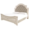 Ashley Signature Design Realyn King Upholstered Panel Bed