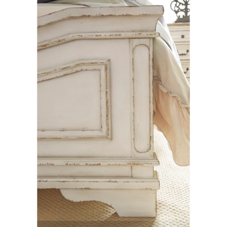 Queen Upholstered Panel Bed