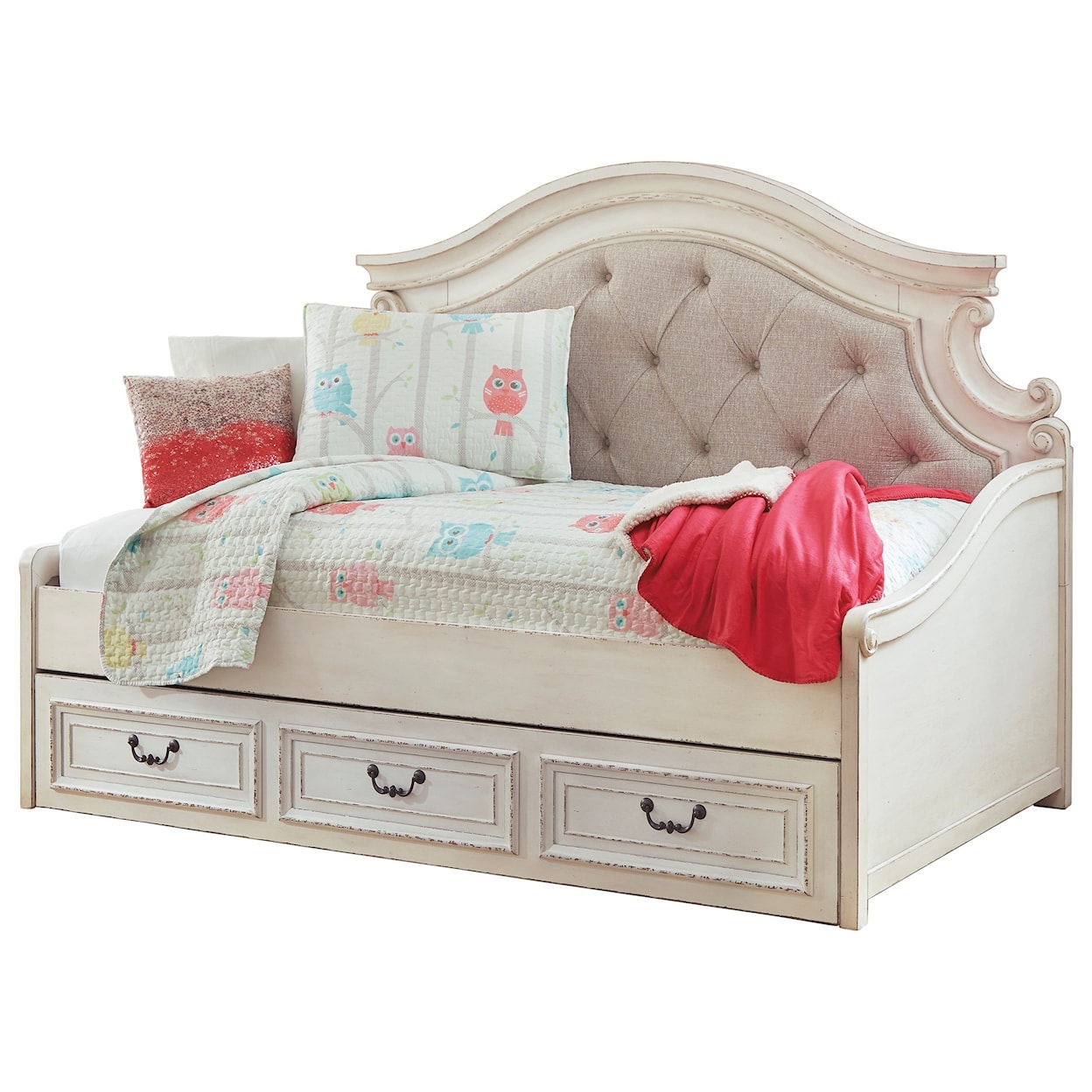 Signature Design by Ashley Furniture Realyn Twin Day Bed with Under Bed Storage