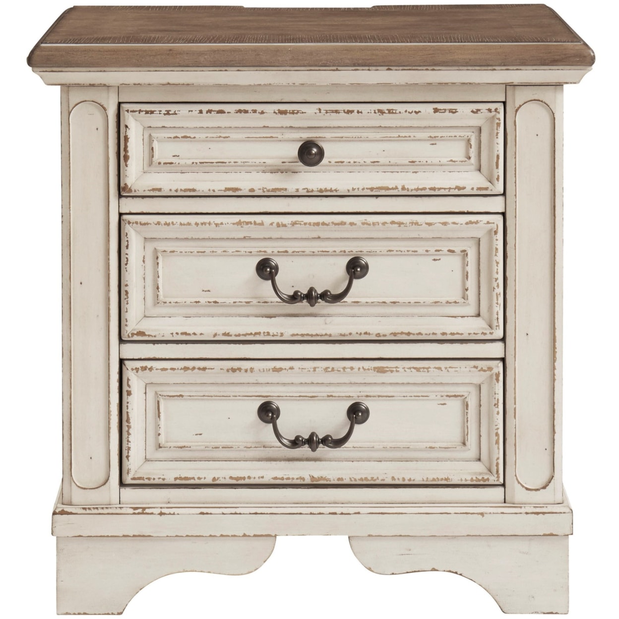 Ashley Signature Design Realyn 3-Drawer Nightstand