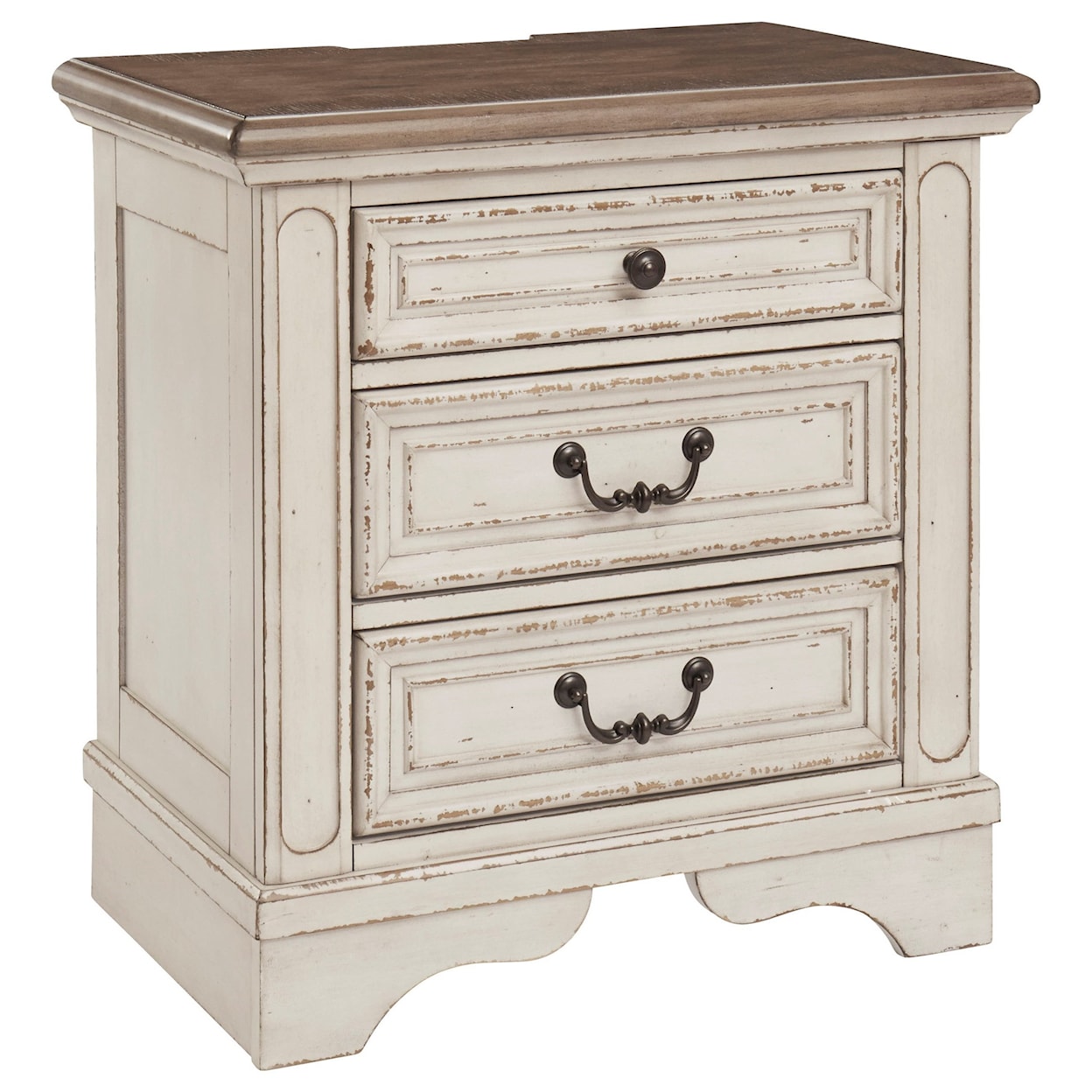 Signature Design by Ashley Furniture Realyn 3-Drawer Nightstand