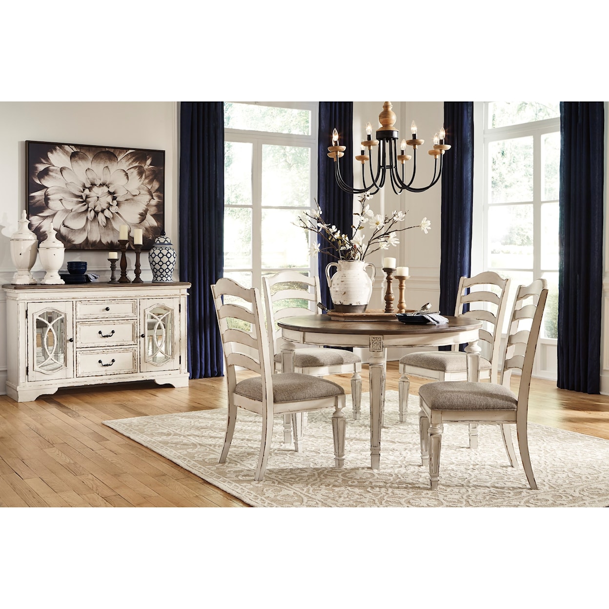 Ashley Signature Design Realyn Casual Dining Room Group