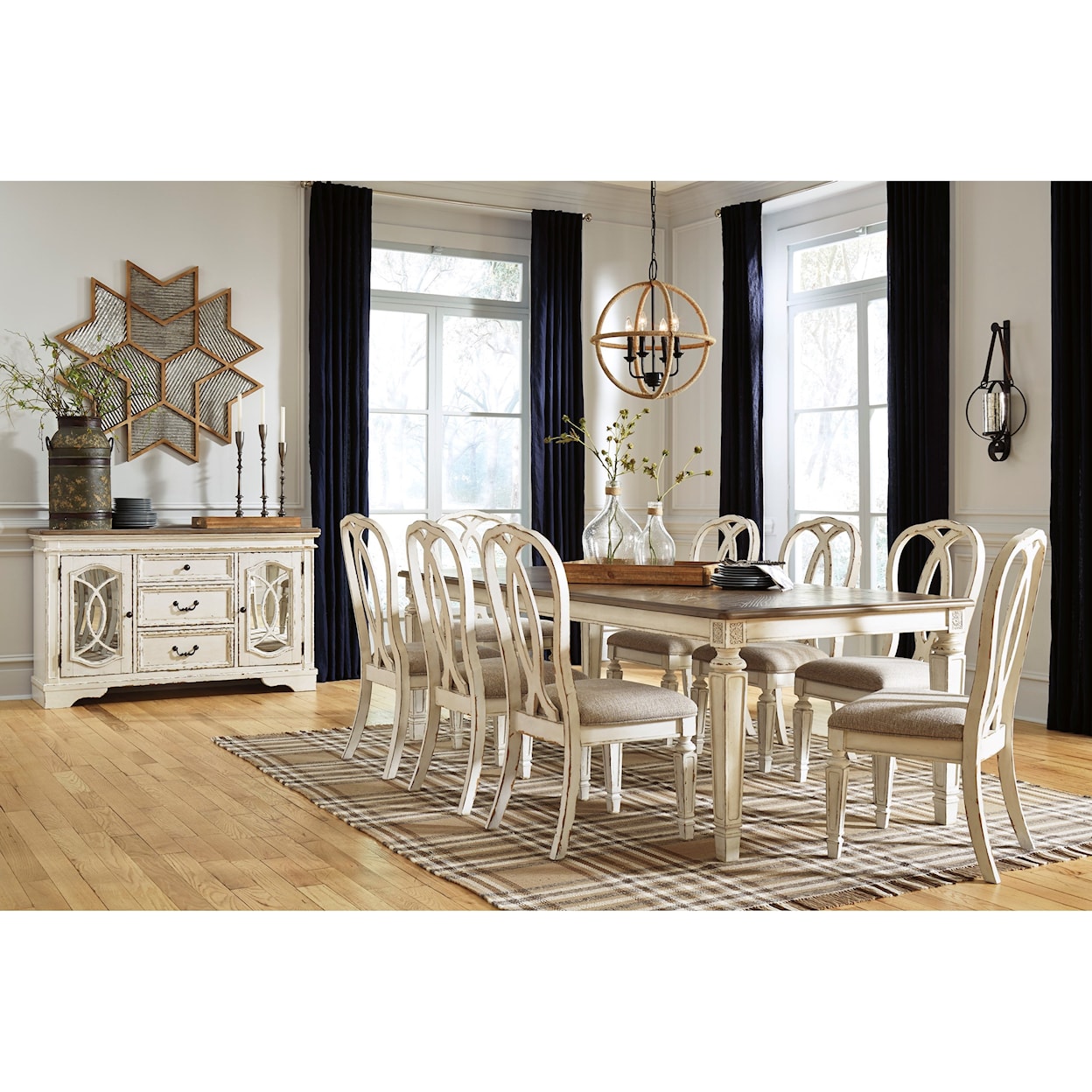 Signature Design by Ashley Realyn Formal Dining Room Group