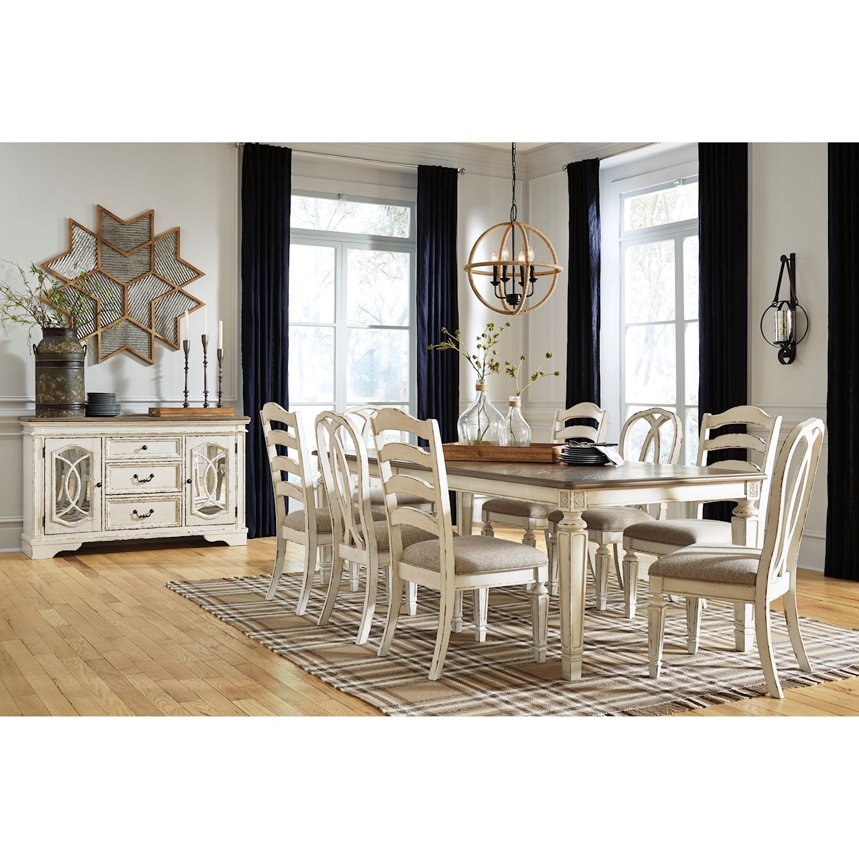 Signature Design Realyn Formal Dining Room Group