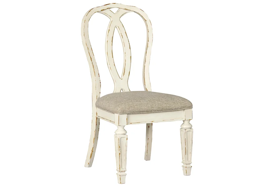 Realyn Dining Upholstered Side Chair by Signature Design by Ashley at Furniture Fair - North Carolina