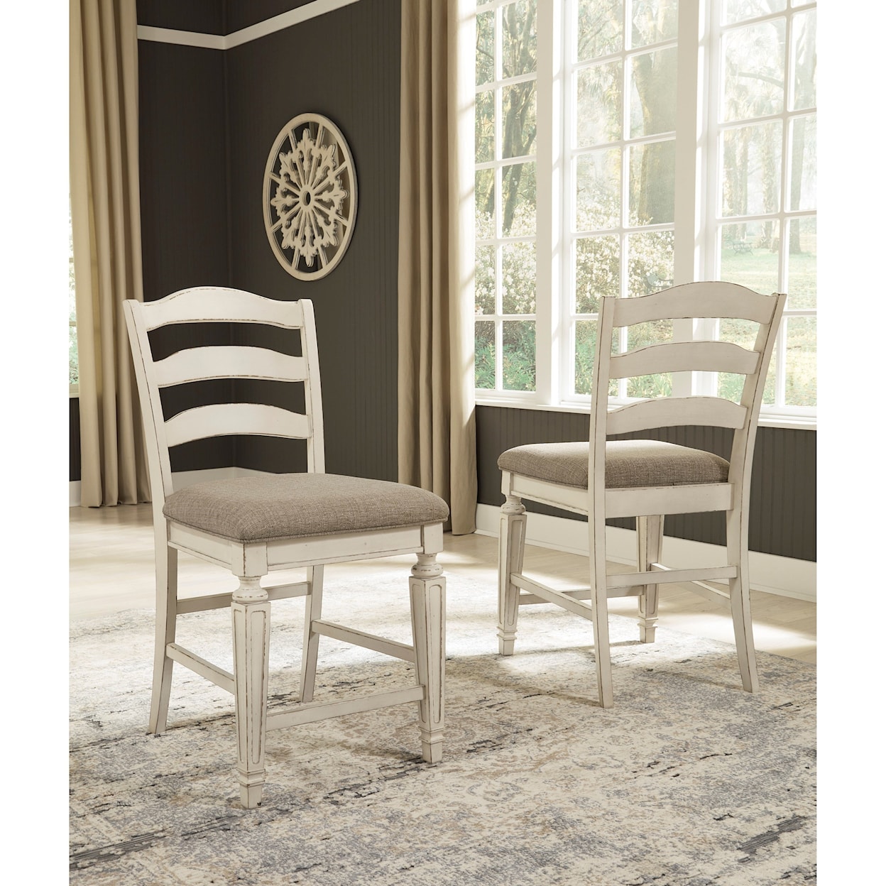 Signature Design by Ashley Furniture Realyn Upholstered Barstool