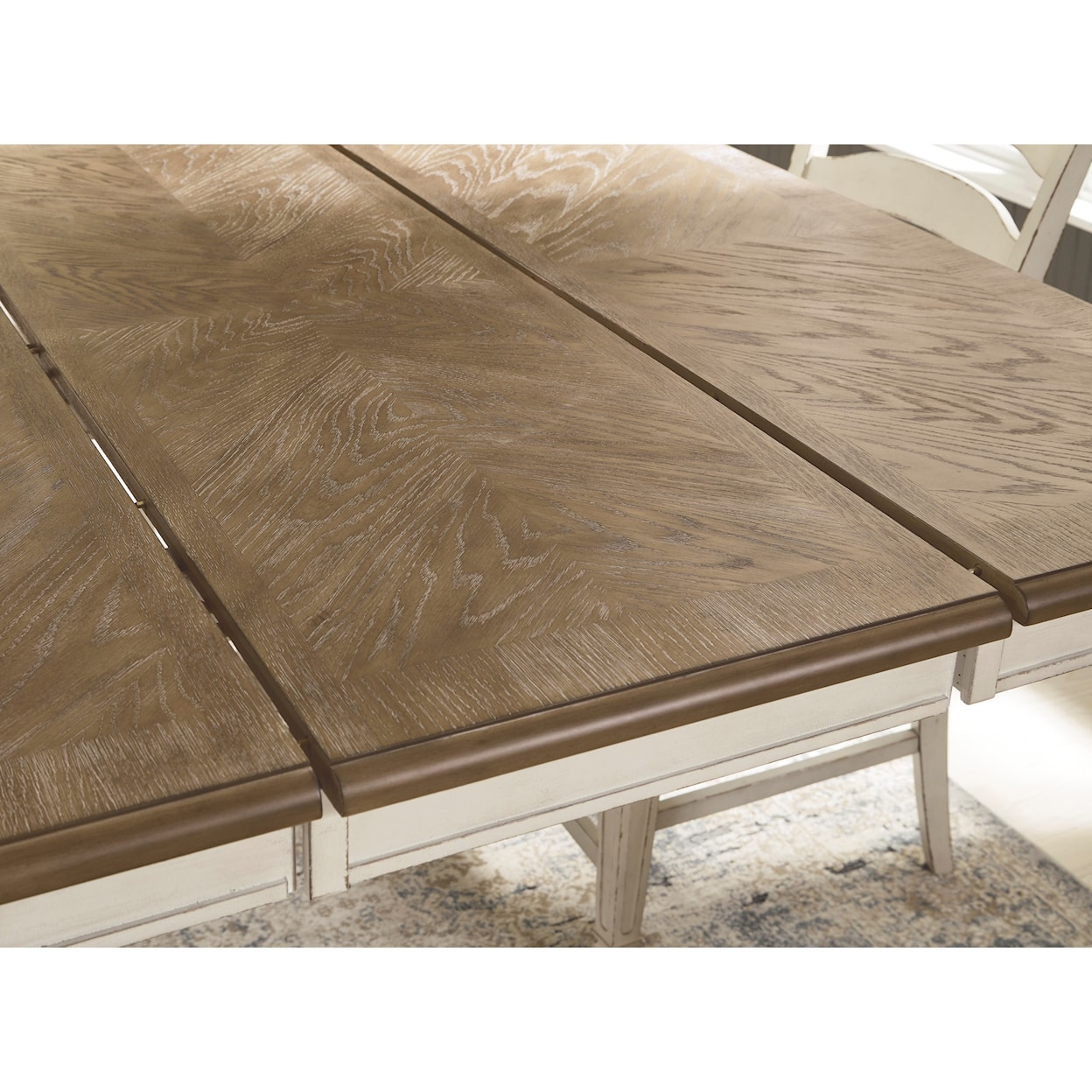 Signature Design by Ashley Realyn 7-Piece Counter Extension Table Set