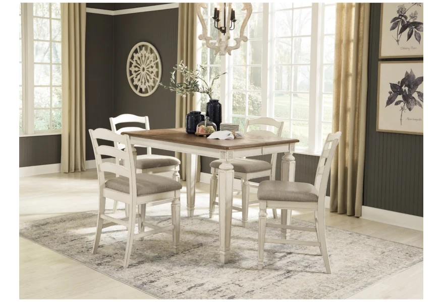 Signature Design By Ashley Realyn Two Tone Square Counter Extension Table Furniture Superstore Rochester Mn Table Dining Formal Signature Design By Ashley Realyn Two Tone Square Counter Extension Table Furniture Superstore Rochester Mn Table Dining Formal