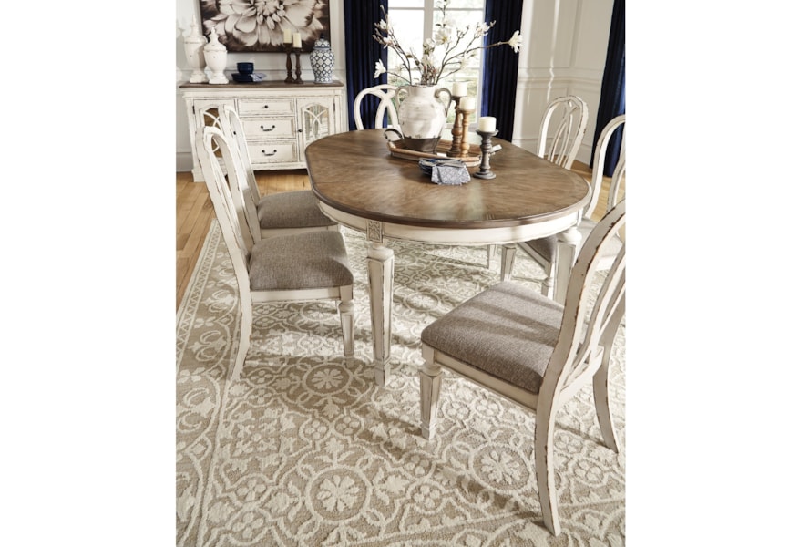 Signature Design By Ashley Realyn 7 Piece Round Table And Chair Set Royal Furniture Table Chair Set 7 Pc Signature Design By Ashley Realyn 7 Piece Round Table And Chair Set Royal Furniture Table Chair Set 7 Pc