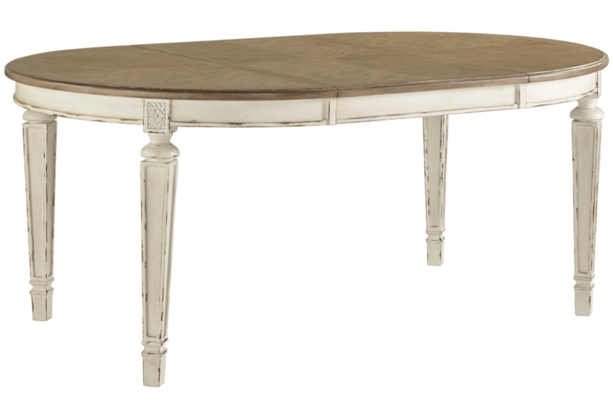 Signature Design By Ashley Realyn Oval Dining Room Extension Table Wayside Furniture Mattress Table Dining Formal Signature Design By Ashley Realyn Oval Dining Room Extension Table Wayside Furniture Mattress Table Dining Formal