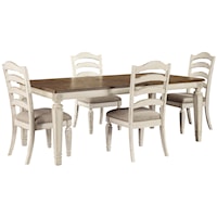 5-Piece Rectangular Table and Chair Set