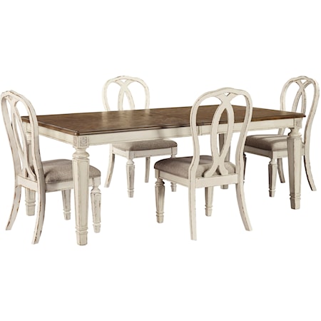 5-Piece Rectangular Table and Chair Set