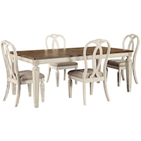 5-Piece Rectangular Table and Chair Set