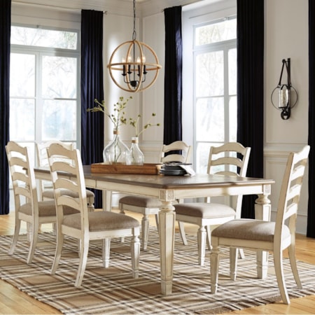 7-Piece Rectangular Table and Chair Set