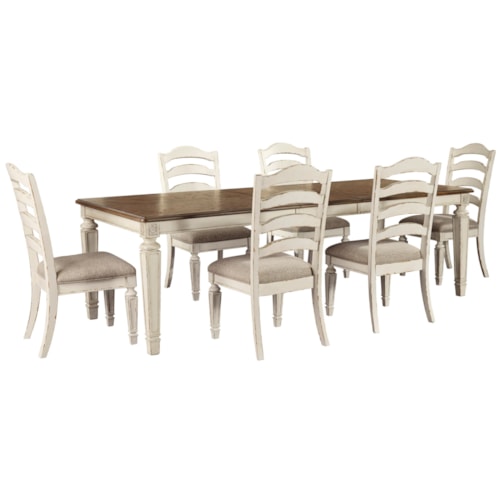 7-Piece Rectangular Table and Chair Set