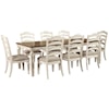 Signature Design by Ashley Claire 9-Piece Rectangular Table and Chair Set