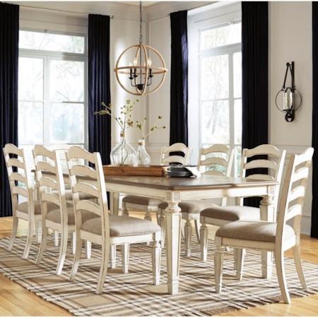 9-Piece Rectangular Table and Chair Set