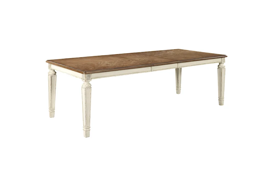 Realyn Rectangular Dining Room Extension Table by Signature Design by Ashley at Malouf Furniture Co.