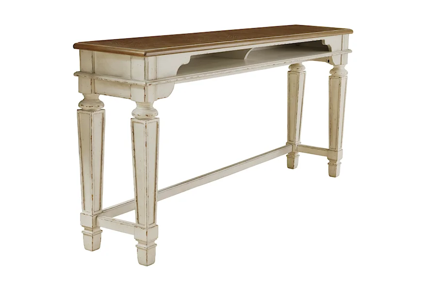 Realyn Long Counter Table by Signature Design by Ashley at Furniture Fair - North Carolina