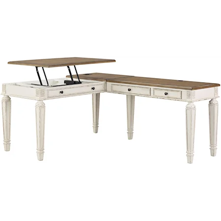 L-Shape Desk with Lift Top