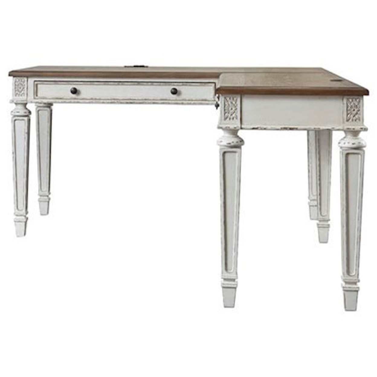 Ashley Furniture Signature Design Realyn L-Shape Desk