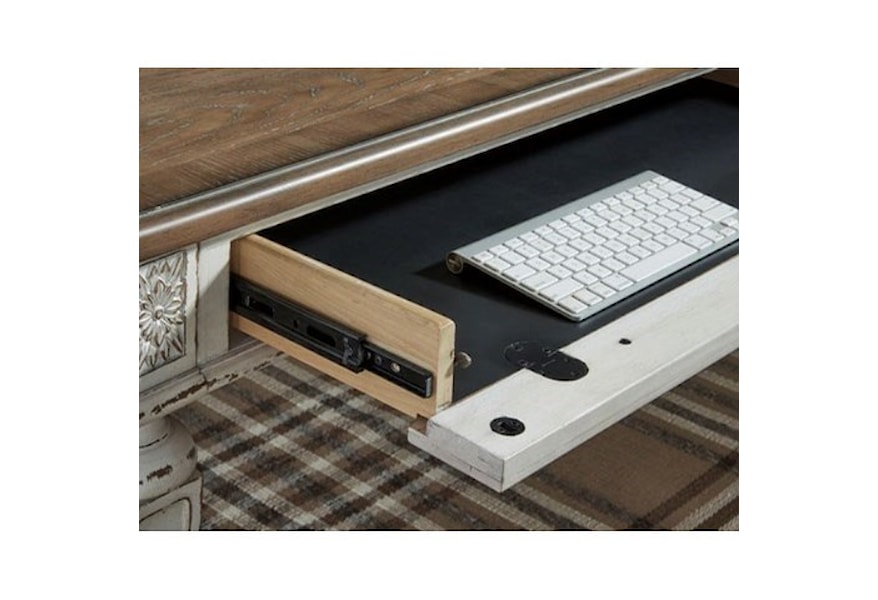Realyn 60 Home Office Desk with USB Charging