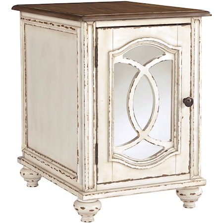Two-Tone Chairside End Table